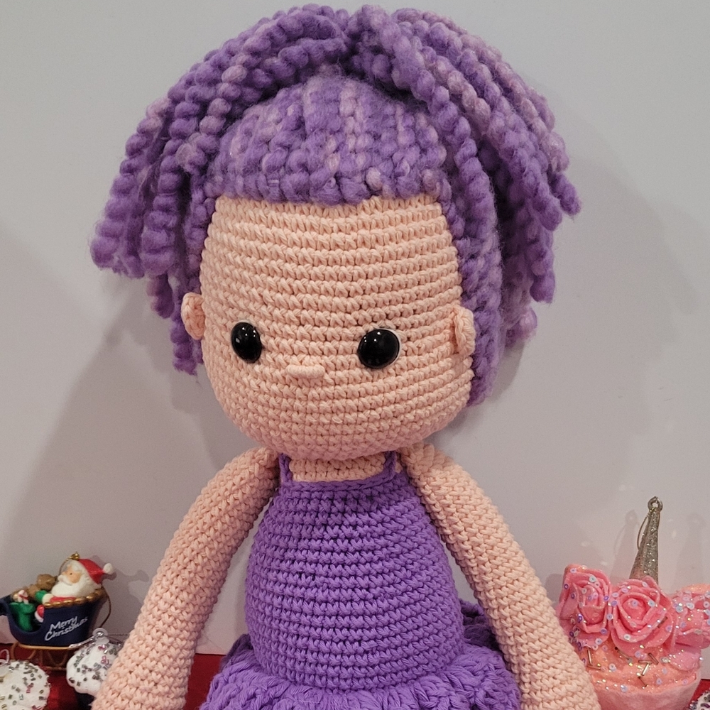 Crochet doll tall NEW
